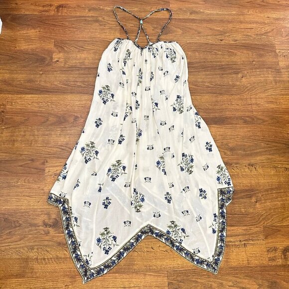 NWT Free People Nouveau belted handkerchief Maxi Dress - Picture 6 of 12